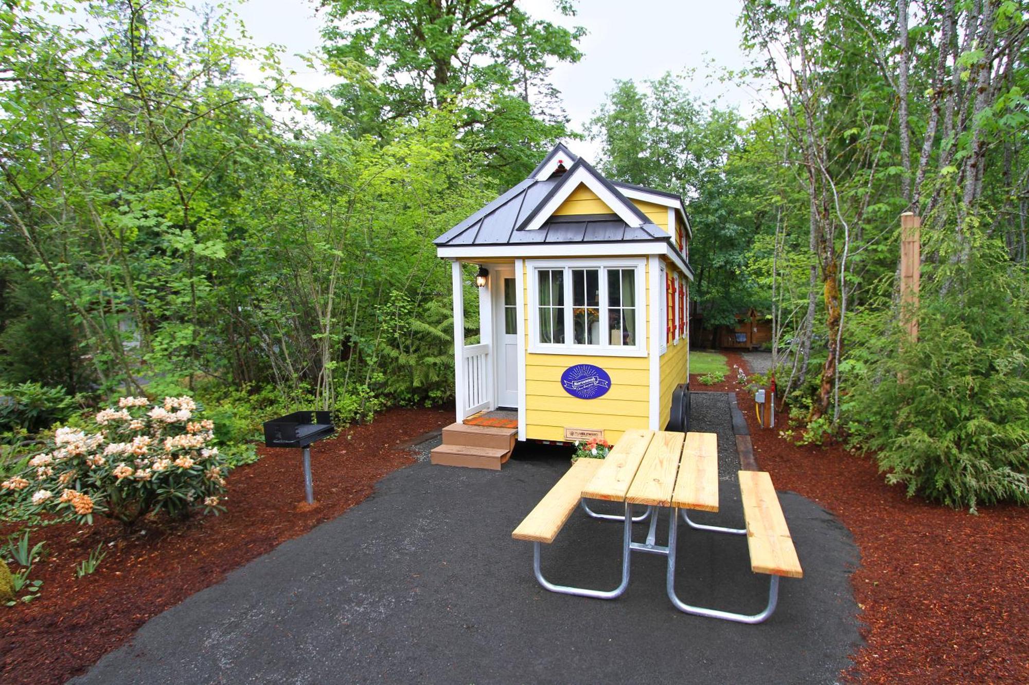 Mount Hood Village Atticus Tiny House 8 Welches Exteriör bild