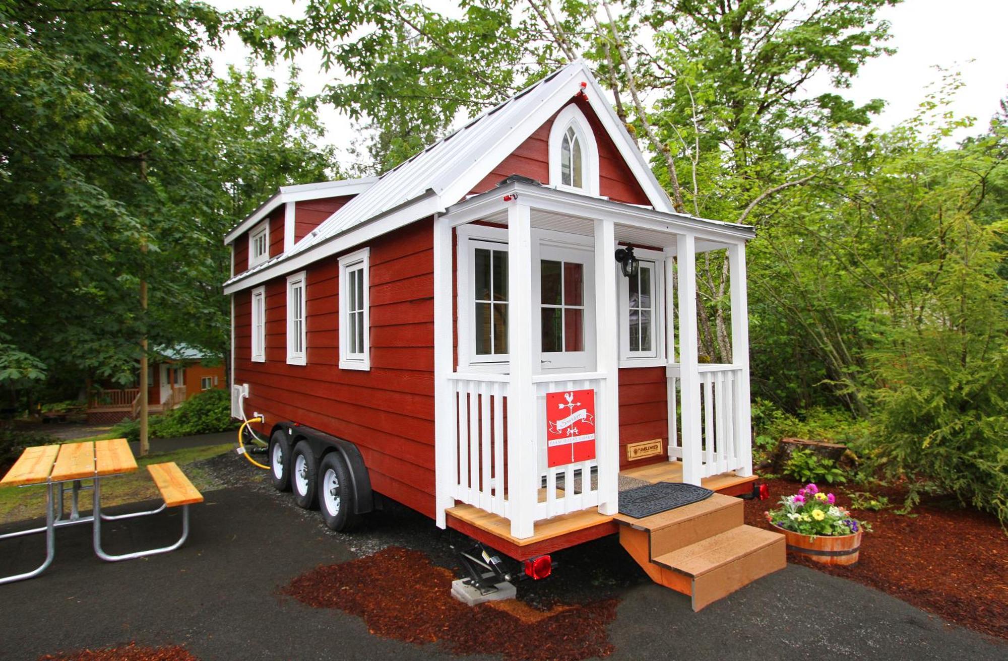 Mount Hood Village Atticus Tiny House 8 Welches Exteriör bild